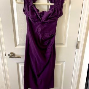 Stop Staring! Purple dress. Pin up vintage